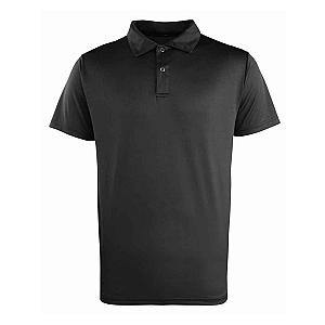 Premier Coolchecker® Stud Piqué Polo Shirt - Black