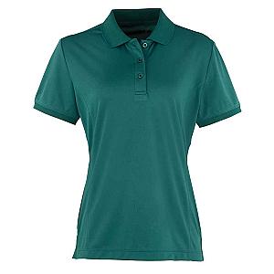 Premier Ladies Coolchecker® Piqué Polo Shirt - Bottle Green