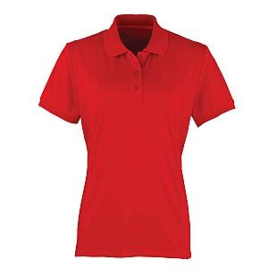 Premier Ladies Coolchecker® Piqué Polo Shirt - Red
