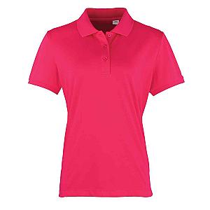 Premier Ladies Coolchecker® Piqué Polo Shirt - Hot Pink