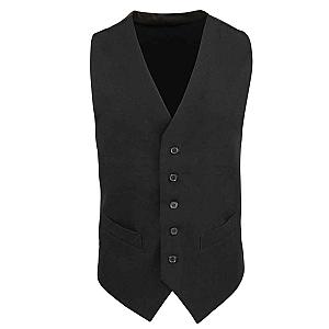 Premier Lined Waistcoat - Black