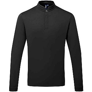 Premier Essential Coolchecker® Long Sleeve Chef's Shirt - Black
