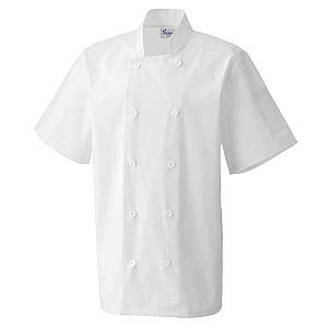 Premier Short Sleeve Chef's Jacket - White