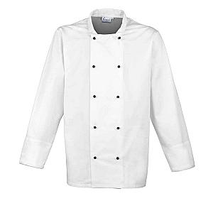 Premier Unisex Cuisine Chef's Jacket - White