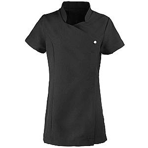 Premier Ladies Blossom Short Sleeve Tunic - Black