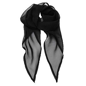 Premier 'Colours' Chiffon Scarf - Black