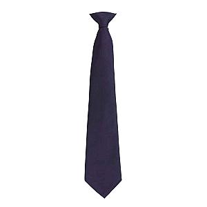 Premier 'Colours' Fashion Clip Tie - Navy