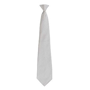 Premier 'Colours' Fashion Clip Tie - Silver