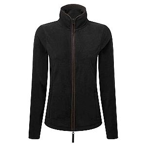 Premier Ladies Artisan Fleece Jacket - Black/Brown