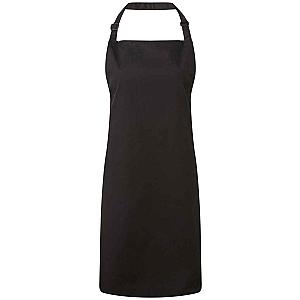 Premier Antimicrobial Bib Apron - Black