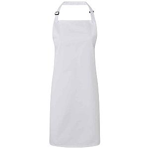 Premier Antimicrobial Bib Apron - White