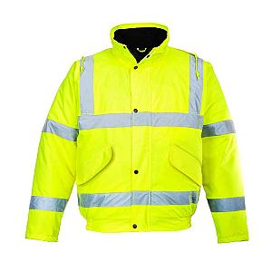 Portwest Hi-Vis Bomber Jacket - Yellow