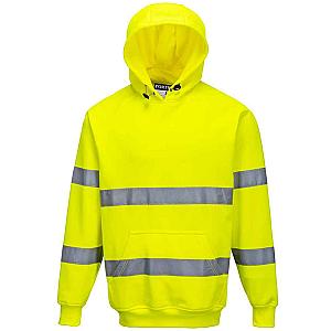 Portwest Hi-Vis Hoodie - Yellow