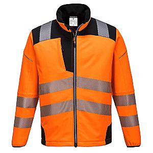 Portwest PW3 Hi-Vis Soft Shell Jacket - Orange/Black
