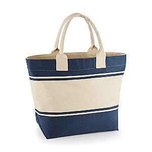 Quadra Canvas Deck Bag - Navy/Off White