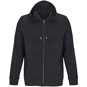 SOL'S Unisex Calipso Eco-Friendly Full Zip Hoodie - Black