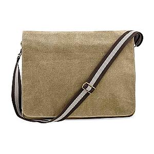 Quadra Vintage Canvas Despatch Bag - Sahara