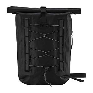 Quadra Waterproof Bike Roll-Top Backpack - Black