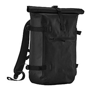 Quadra Waterproof Roll-Top Backpack - Black