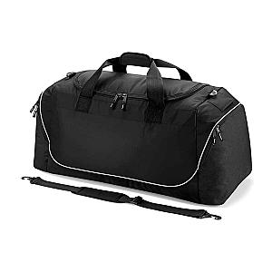 Quadra Teamwear Jumbo Kit Bag - Black/Light Grey