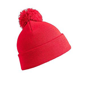 Result Core Kids Pom Pom Beanie - Red