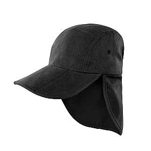 Result Kids Fold Up Legionnaires Cap - Black