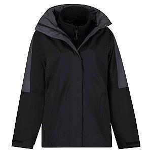 Regatta Ladies Defender III 3-in-1 Jacket - Black/Seal Grey