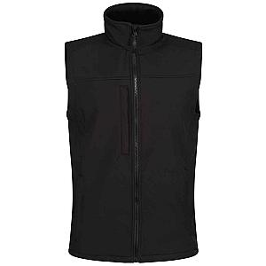 Regatta Flux Soft Shell Bodywarmer - Black/Black