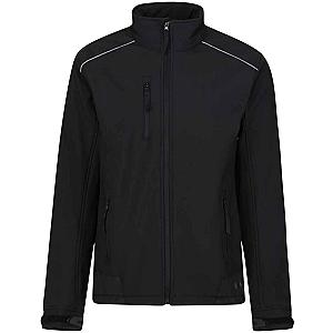 Regatta Sandstorm Soft Shell Workwear Jacket - Black/Black