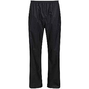 Regatta Pro Packaway Waterproof Breathable Overtrousers - Black