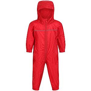 Regatta Kids Paddle Rain Suit - Classic Red