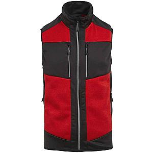 Regatta E-Volve Unisex Knit Effect Stretch Bodywarmer - Classic Red/Black