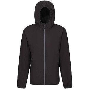 Regatta Navigate Full Zip Hooded Fleece Jacket - Black/Seal Grey