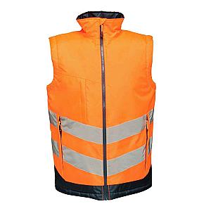 Regatta High Visibility Pro Bodywarmer - Orange/Navy