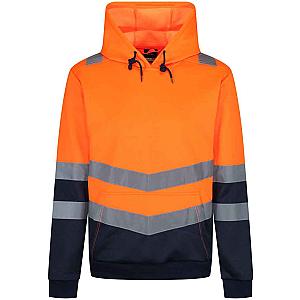 Regatta High Visibility Pro Overhead Hoodie - Orange/Navy