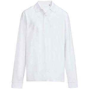 SOL'S Unisex Pacific Long Sleeve Piqué Polo Shirt - White