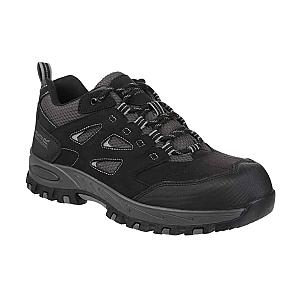 Regatta Safety Footwear Mudstone S1P Safety Trainers - Black/Granite