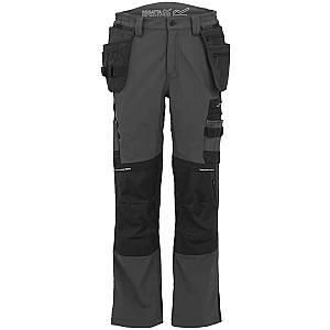 Regatta 4TEX Stretch Holster Trousers - Slate Grey/Black
