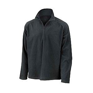 Result Core Zip Neck Micro Fleece - Black