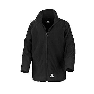 Result Core Kids/Youths Micro Fleece Jacket - Black