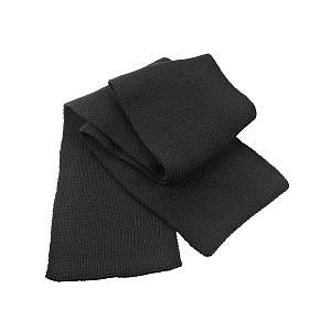 Result Classic Heavy Knit Scarf - Black