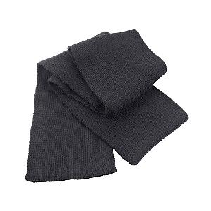 Result Classic Heavy Knit Scarf - Charcoal