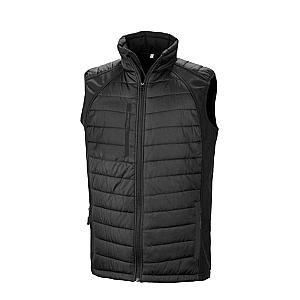 Result Genuine Recycled Compass Padded Gilet - Black/Black