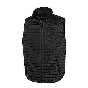 Result Genuine Recycled Thermoquilt Gilet - Black/Black