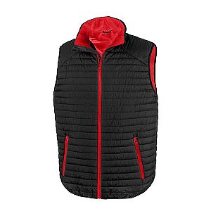 Result Genuine Recycled Thermoquilt Gilet - Black/Red