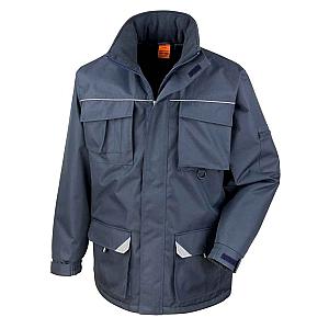 Result Work-Guard Sabre Long Coat - Navy
