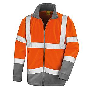 Result Safe-Guard Hi-Vis Micro Fleece Jacket - Fluorescent Orange