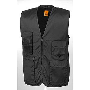 Result Work-Guard Safari Waistcoat - Black
