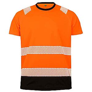 Result Genuine Recycled Safety T-Shirt - Fluorescent Orange