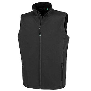 Result Genuine Recycled Printable Soft Shell Bodywarmer - Black